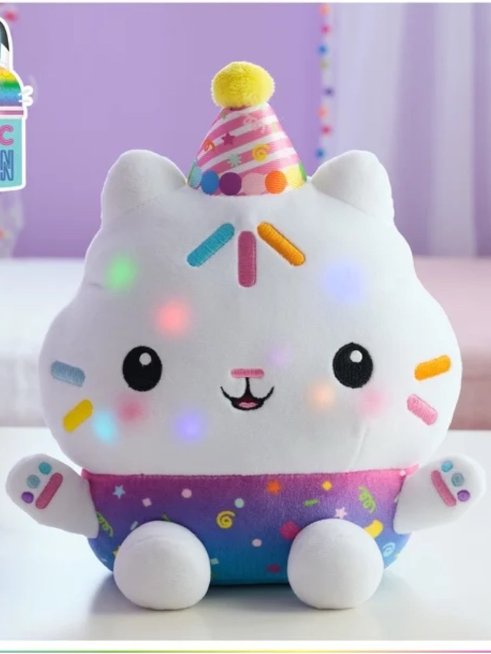 Gabbys Dollhouse party cakey cat interactive toy 10 in